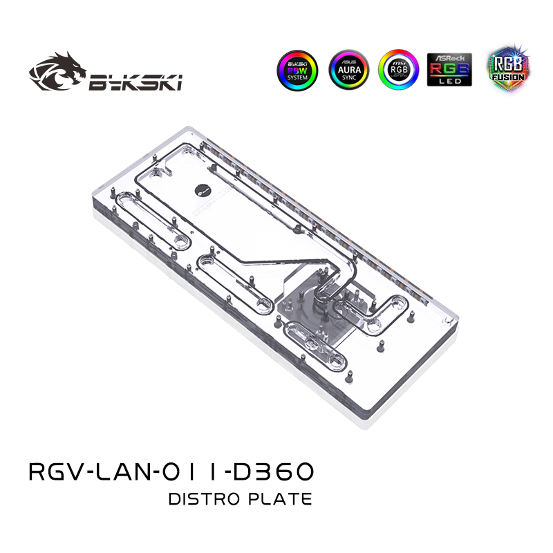 BYKSKI Distro Plate Acrylic Bo - Distro Plate Ddc Pump Combo review and price