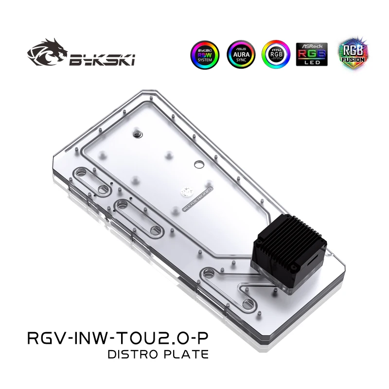 BYKSKI Acrylic Board Water Cha - Distro Plate Ddc Pump Combo review and price