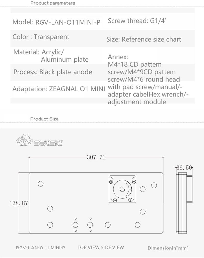 BYKSKI Water Cooling System Wa - Distro Plate Ddc Pump Combo review and price