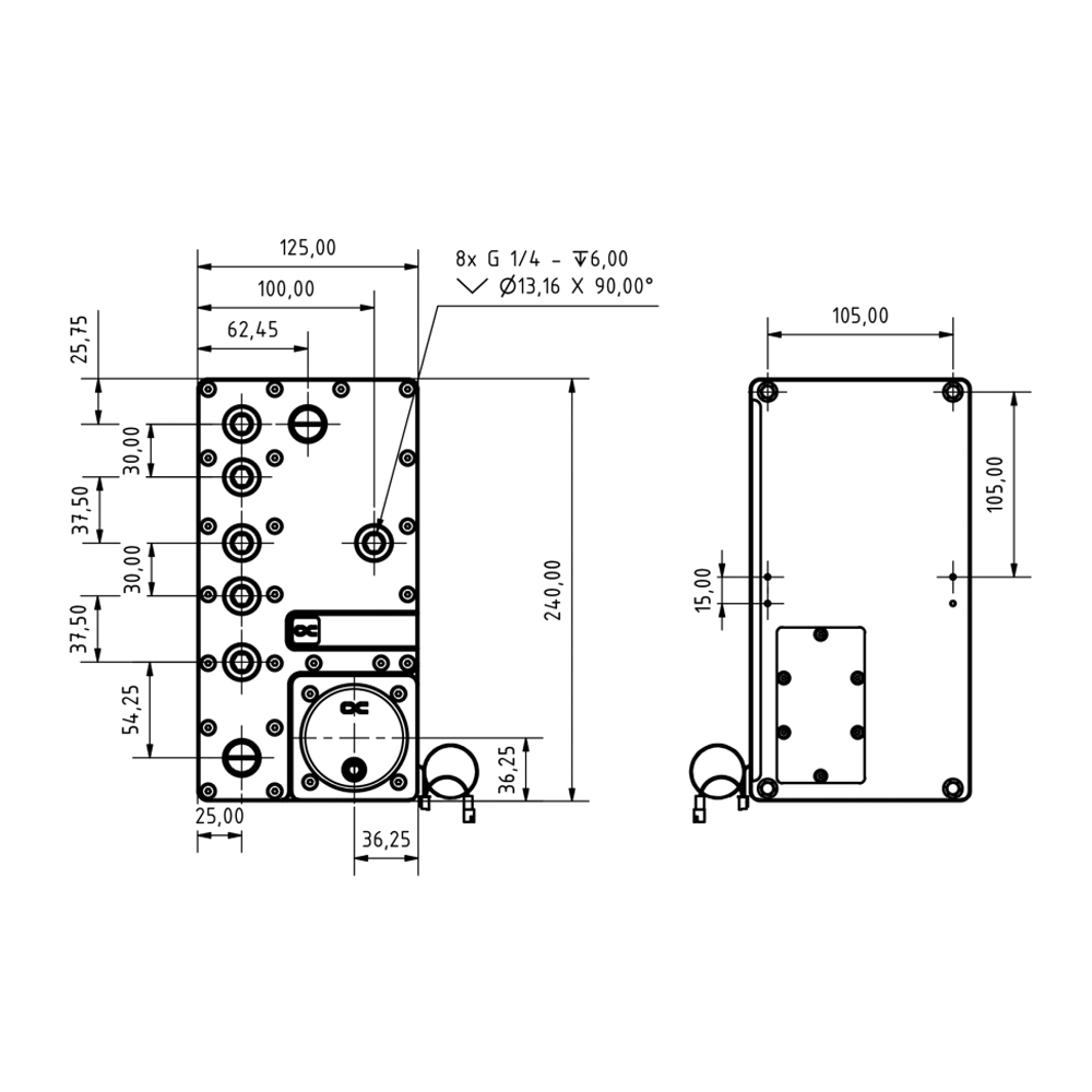 Alphacool Core Distro Plate 24 - Integrated Pump Reservoir Distro Plate review and price