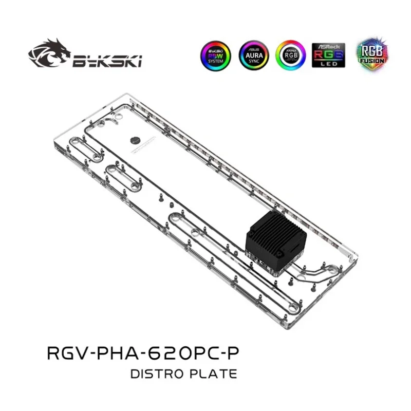 Bykski Acrylic Distro Plate /B - Distro Plate Ddc Pump Combo review and price